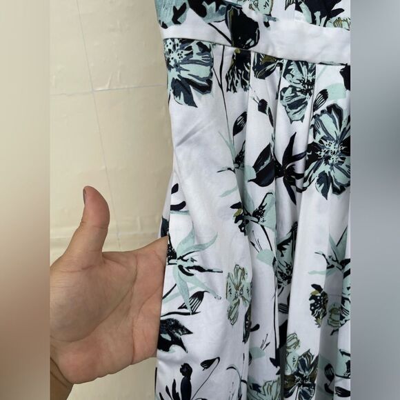 COPY - JASON WU COLLECTION Pleated floral-print cotton-poplin dress size 10 - Picture 11 of 16